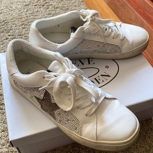Steve Madden Philip-R Rhinestone Sneaker- Used, Size 8
